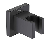 Держатель ручного душа матовый черный Aquatek AQ2401MB