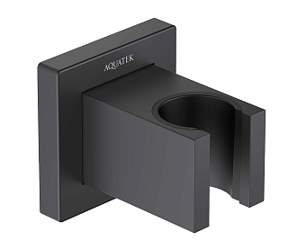 Держатель ручного душа матовый черный Aquatek AQ2401MB купить