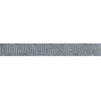 Бордюр настенный Кампанилья, 3.5*40см, цвет серый LB-CERAMICS 1504-0154