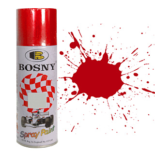 Краска акриловая аэрозольная BOSNY Красная насыщенная №23 купить