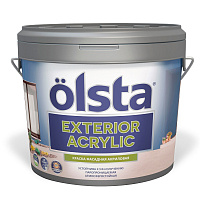 Краска фасадная Olsta Exterior acrylic база A OFAA-27 - 2.7 л