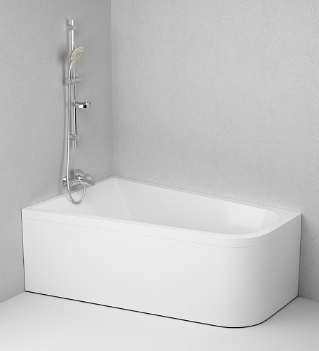 Ванна акриловая AM.PM Spirit ассиметричная правая с каркасом 160*100см W72A-160R100W-A2 купить