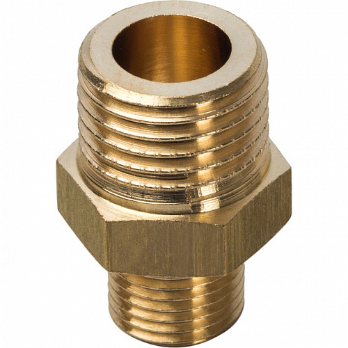 Ниппель наружная резьба переходной латунь 1/4"*1/8" STOUT SFT-0003-001418 купить