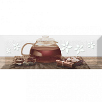 Вставка настенная Tea 02 B Fosker, 10*30см Absolut Keramika