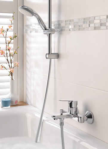 Смеситель BauEdge для ванны цвет хром GROHE 23605000 купить