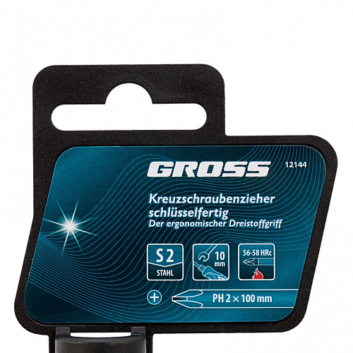 Отвертка PH2*100мм GROSS 12144 купить