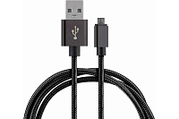 Кабель ENERGY ET-25 USB/MicroUSB черный 104102