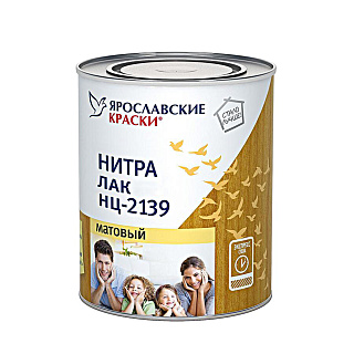 Нитра лак НЦ-2139 Ярославские краски Бесцветный матовый купить