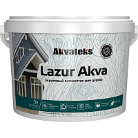 Лак-антисептик Akvateks Lazur Akva  палисандр Акватекс 10032 (5л)