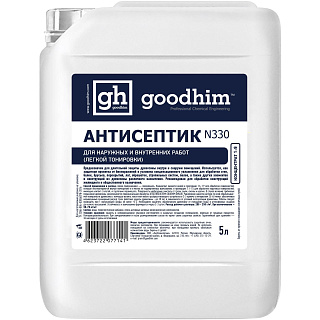 Антисептик GOODHIM N330 концентрат 1:9 легкой тонировки 77141 5 л купить
