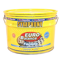 Фасадная краска SYMPHONY EURO-Balance Facade Aqua силоксан LC 10328 0.9 л