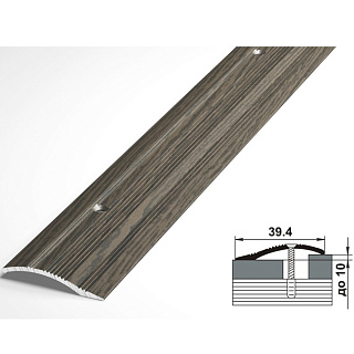 Профиль разноуровневый 900*40 мм дуб мореный, Лука ПР 02.900.R122 купить