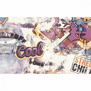 Обои Street Art горячее тиснение 1.06*10м синие Eurodecor 7096-00 купить