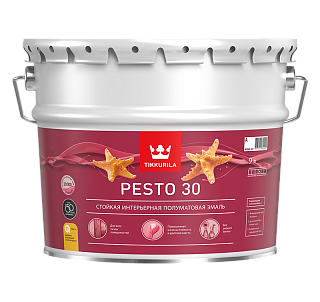 Алкидная краска Tikkurila Euro Pesto 30 Бесцветная (База С) 9 л купить