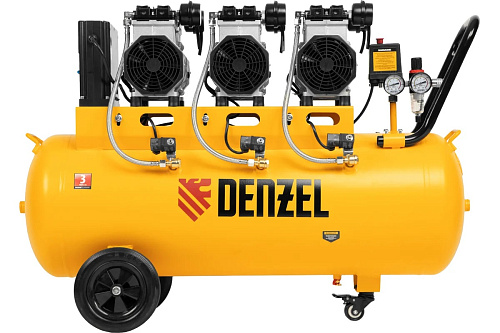 Компрессор безмаслянный малошумный DLS  Denzel 58032 купить