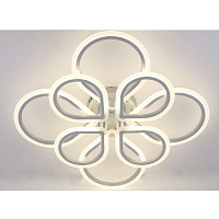 Люстра Schaffner Lagrima LED 176W 14960LM 3000K-6000K серебряная 39226-4+4 Silwer