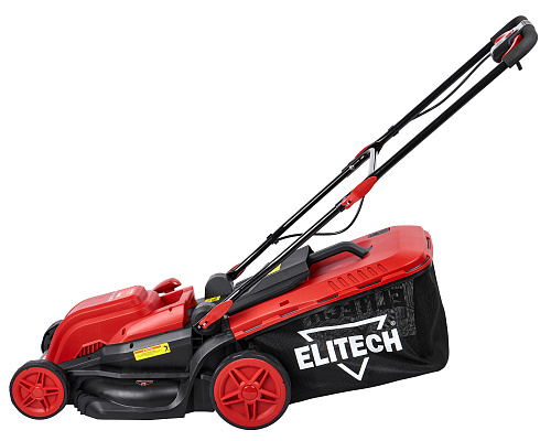 Газонокосилка электрическая Elitech ГЭ 1638ТК (корпус-композит) 1600Вт 3 режима 38см 25-75мм травосб. 35л (E1601.024.00) купить