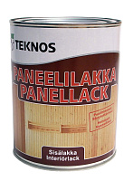 Интерьерный лак TEKNOS PANEELILAKKA Бесцветный полуматовый (0.9л)
