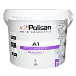 Краска фасадная силиконовая A1 SILIKONLU DUZ гладкая белая база Polisan 37200101600 (7.5л)