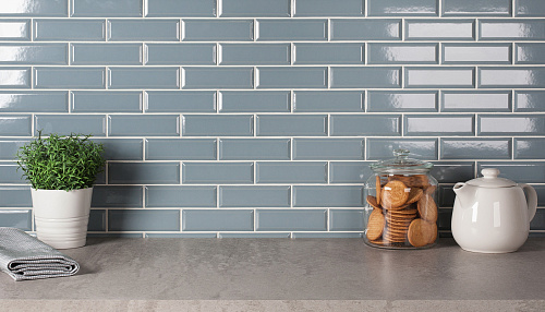 Мозаика Starmosaic Metro Bluish-Grey Glossy 45*145мм керамика 287*295мм KM41843 купить