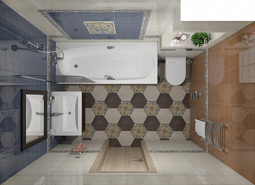 Вставка Площадь Испании 15*40*0.8 см Керама Марацци HGD/В348/15129 купить