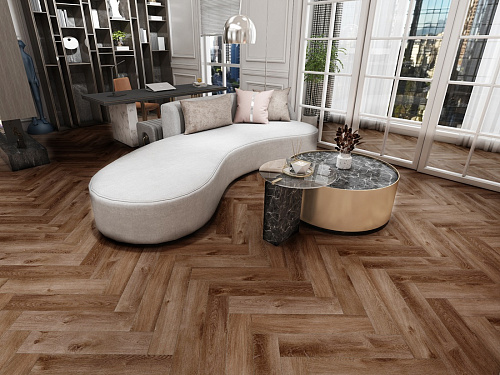 Плитка кварцвиниловая LVT Дуб Старк 610*122*2.2мм Icon Floor PLVT-201 купить