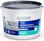 Краска интерьерная влагостойкая акриловая белоснежный Лакра 8306465 (14кг) Краска интерьерная влагостойкая акриловая белоснежный Лакра 8306465 (14кг)