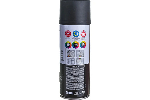 Краска аэрозольная матовая RAL 9004 черный TYTAN Professional ART OF THE COLOR 93885 (0.4л) купить