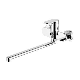 Смеситель НИКА для ванны длинный излив хром Aquatek AQ1842CR купить