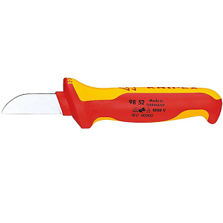 Нож электрика для снятия изоляции Knipex 180мм лезвие 50мм KN-9852 купить