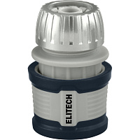 Коннектор быстросъемный  с аквастопом 3/4" ELITECH Garden HF 012MWS