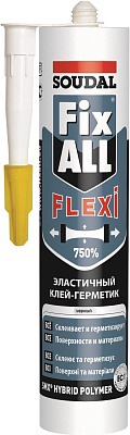 Клей-герметик FIX ALL Flexi черный Soudal 134901 (0,29л) купить