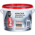 Краска для фасадов Dali укрывистая цвет белый (96%) - 9 л