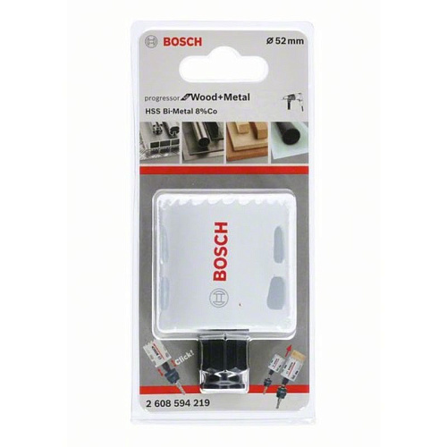 Биметаллическая коронка Bosch Progressor Wood + Metal d 52 мм 2608594219 купить