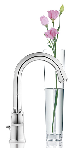 Смеситель Grandera для умывальника с донным клапаном цвет хром, GROHE 21107000 купить