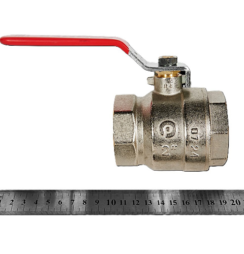 Кран шаровой 2 в/в ручка рычаг Rommer RBV-0001-2110350 купить