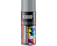 Эмаль акриловая универсальная аэрозоль Kudo KU-A7040 RAL7040 серый  высокоглянцевая  (0.52л)