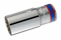 Головка торцевая KING TONY 1/2" глубокая 12-ти граннная 23 мм