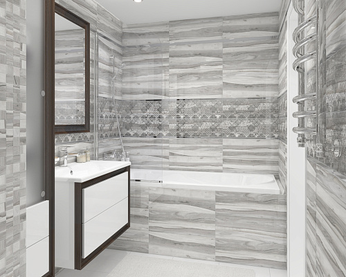 Мозаика Grace 30*30 см серый, Laparet купить