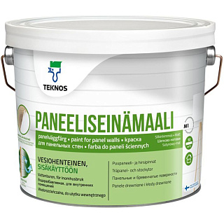 Краска Текнос для деревянных стен PANEELISEINAMAALI PM1 2.7л купить