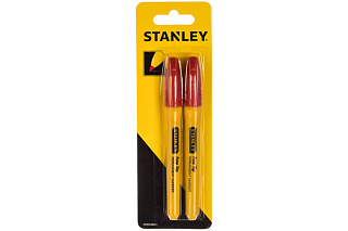 Маркер Stanley перманентный (набор 2шт) красный заостренный (STHT81389-0) купить