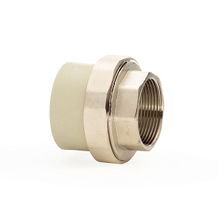 Муфта разъемная PPR 50*1* 1/2" Lammin внутренняя резьба полипропиленовая серая Lm31062050040G купить