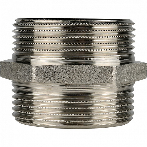 Ниппель наружная резьба никелированный латунь 1 1/2" STOUT SFT-0004-112112 купить