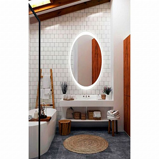 Зеркало Континент Lily 57*77см LED подсветка, антизапотевание, сенсор ЗЛП935 купить