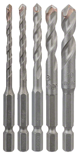 Набор сверл по керамической плитке Bosch HEX-9 Ceramic d 4-10 мм 5 предметов 2608589528 купить