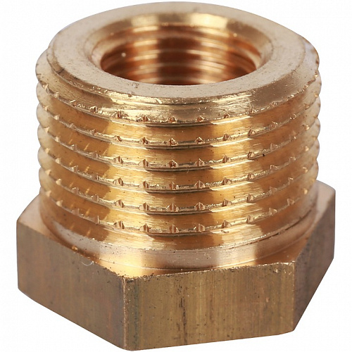 Футорка наружная-внутренняя резьба латунь 3/8"*1/8" STOUT SFT-0028-003818 купить