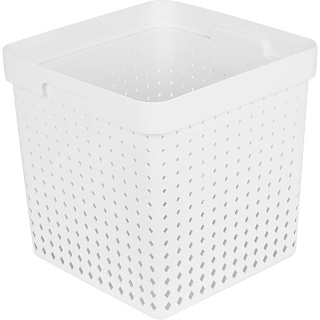 Корзинка SEOUL 21л белый Plastic Centre PT1324БЕЛ-5 купить