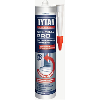 Герметик силиконовый Neutral PRO белый, TYTAN Professional 93572 (0.31л) купить