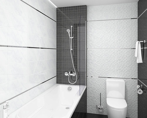 Декор мозаичный Royal черный 20*60см Laparet MM60074 купить