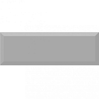 Плитка настенная Biselado Brillo Plata, 10*30см Absolut Keramika